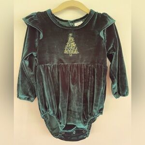 Toddler girls Christmas Bubble Joy to the World